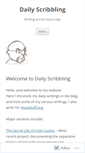 Mobile Screenshot of dailyscribbling.com
